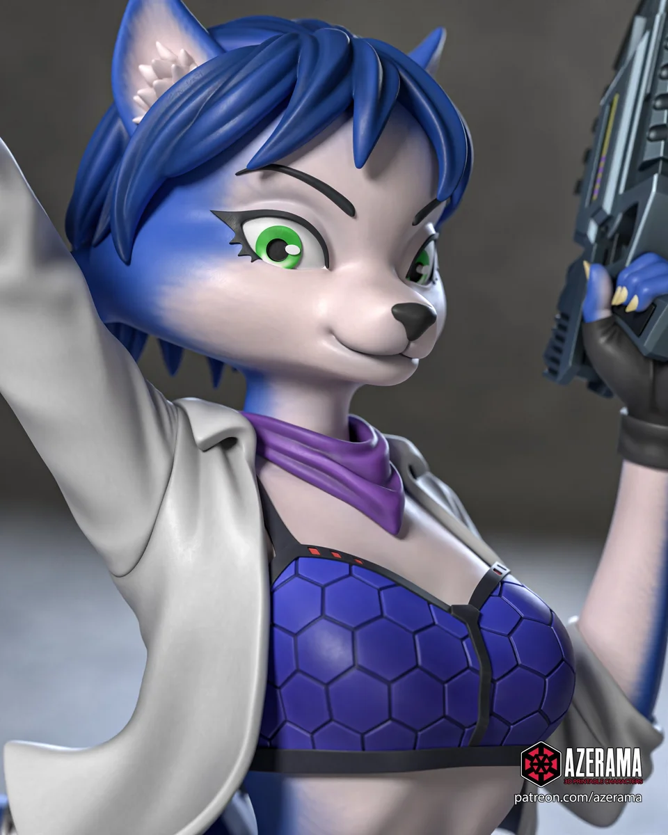 Fox | Fan Art | 3D Printed Resin Model Garage Kit | *Un-Painted* | Azerama