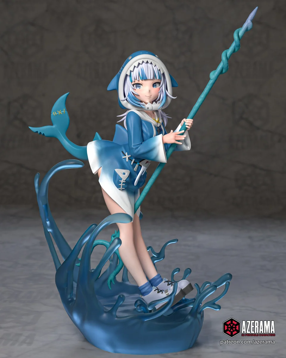 Virtual Girl | Fan Art | 3D Printed Resin Model Garage Kit | *Un-Painted* | Azerama