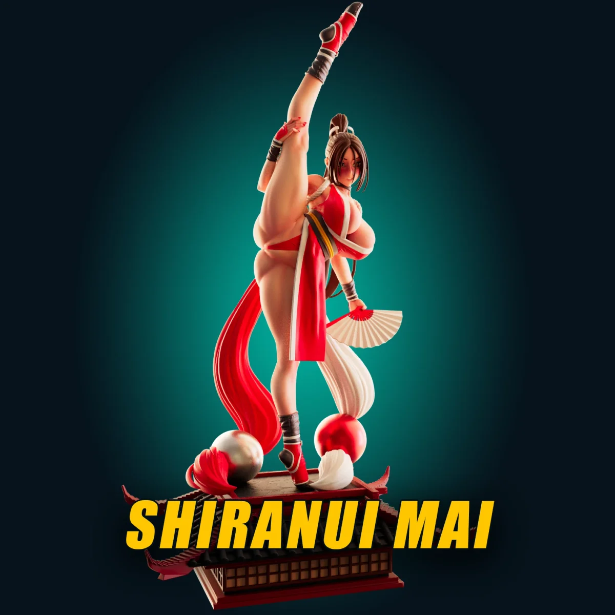 Mai Shiranui | Fan Art | 3D Printed Resin Model Garage Kit | *Un-Painted* | Officer Rhu