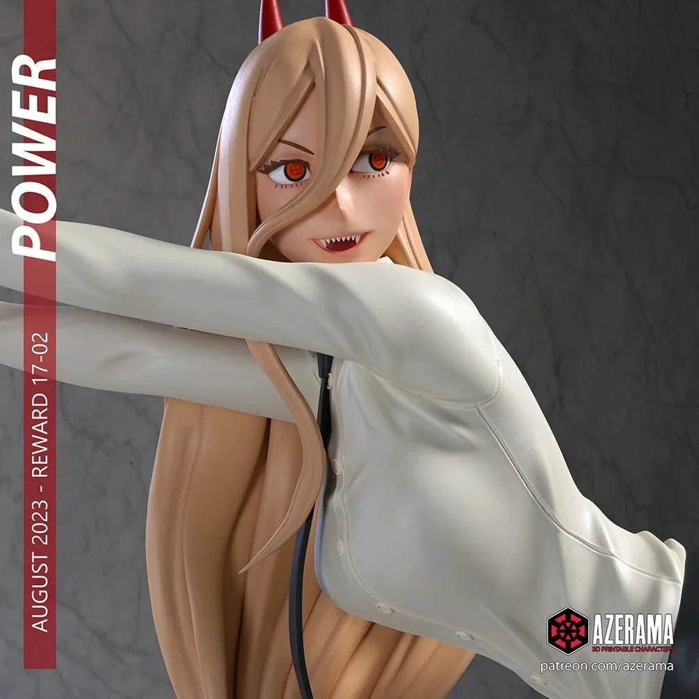 Powerful Lady | Fan Art | 3D Printed Resin Model Garage Kit | *Un-Painted* | Azerama