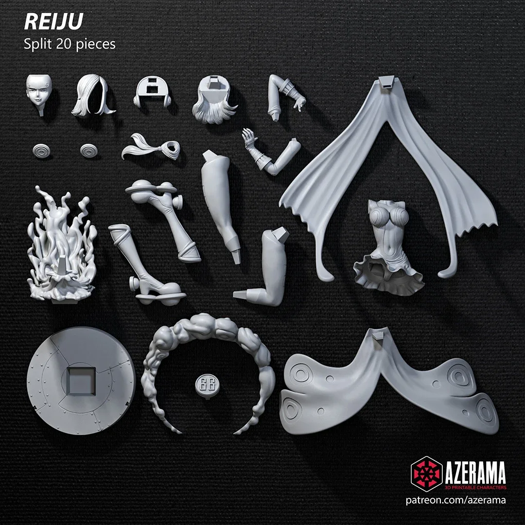 Vinsmoke Reiju | Fan Art | 3D Printed Resin Model Garage Kit | *Un-Painted* | Azerama 4