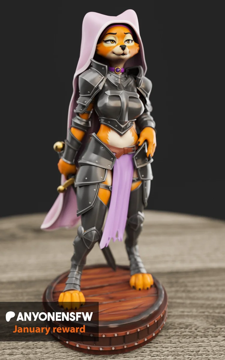 Maid Marian | Fan Art | 3D Printed Resin Model Garage Kit | *Un-Painted* | AnyoneNSFW