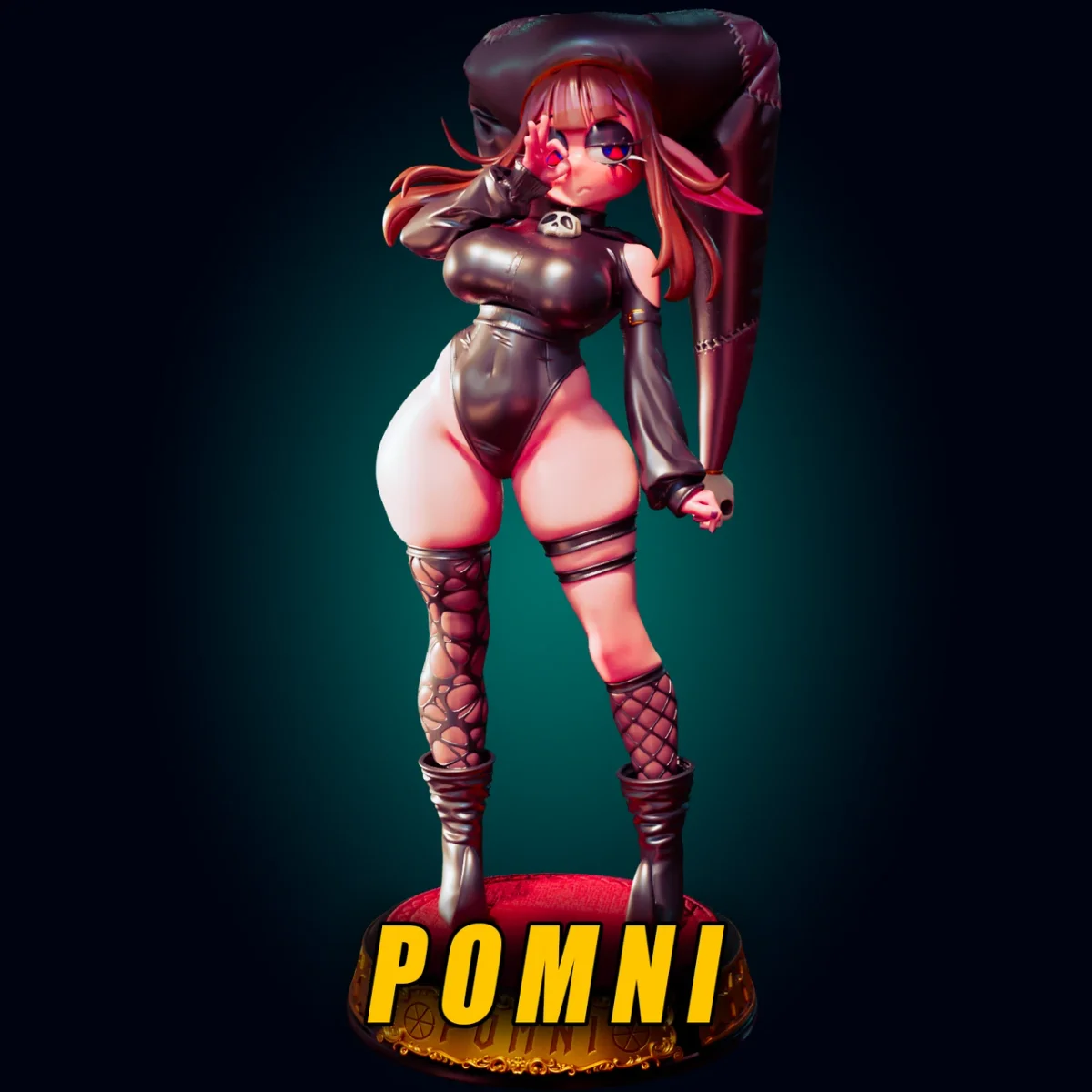 Pomni Goth | Fan Art | 3D Printed Resin Model Garage Kit | *Un-Painted* | Officer Rhu