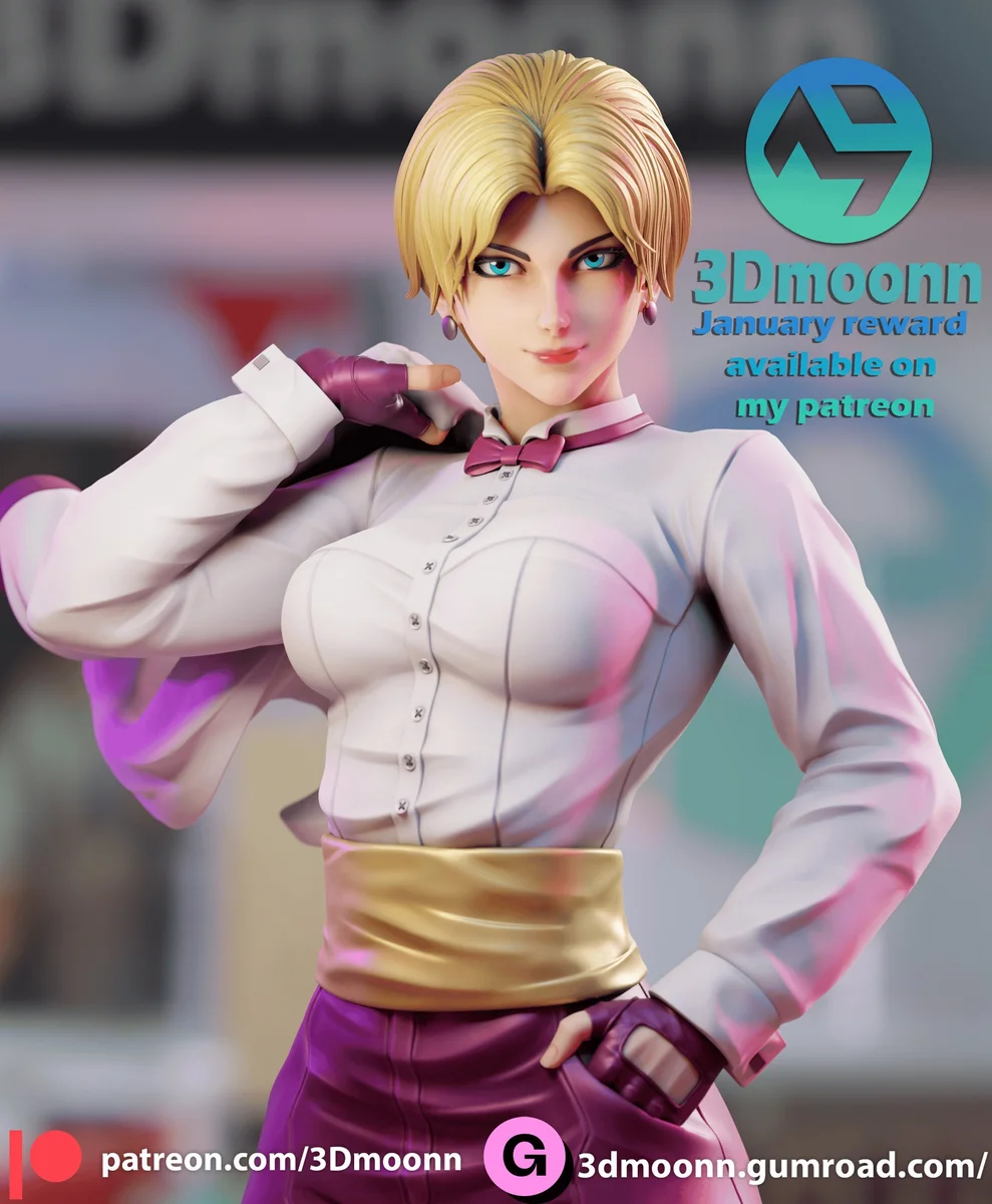 King | Fan Art | 3D Printed Resin Model Garage Kit | *Un-Painted* | 3DMoon