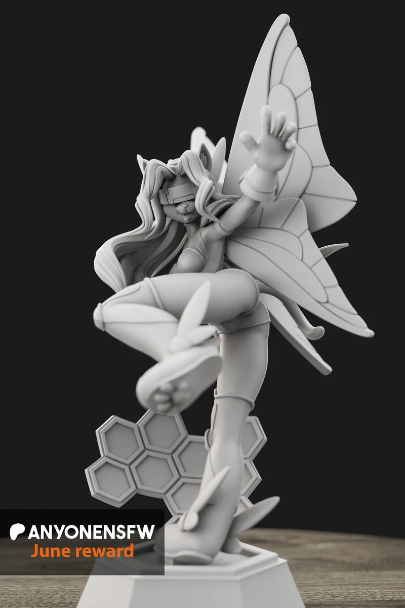 Wind Warrior | Fan Art | 3D Printed Resin Model Garage Kit | *Un-Painted* | AnyoneNSFW