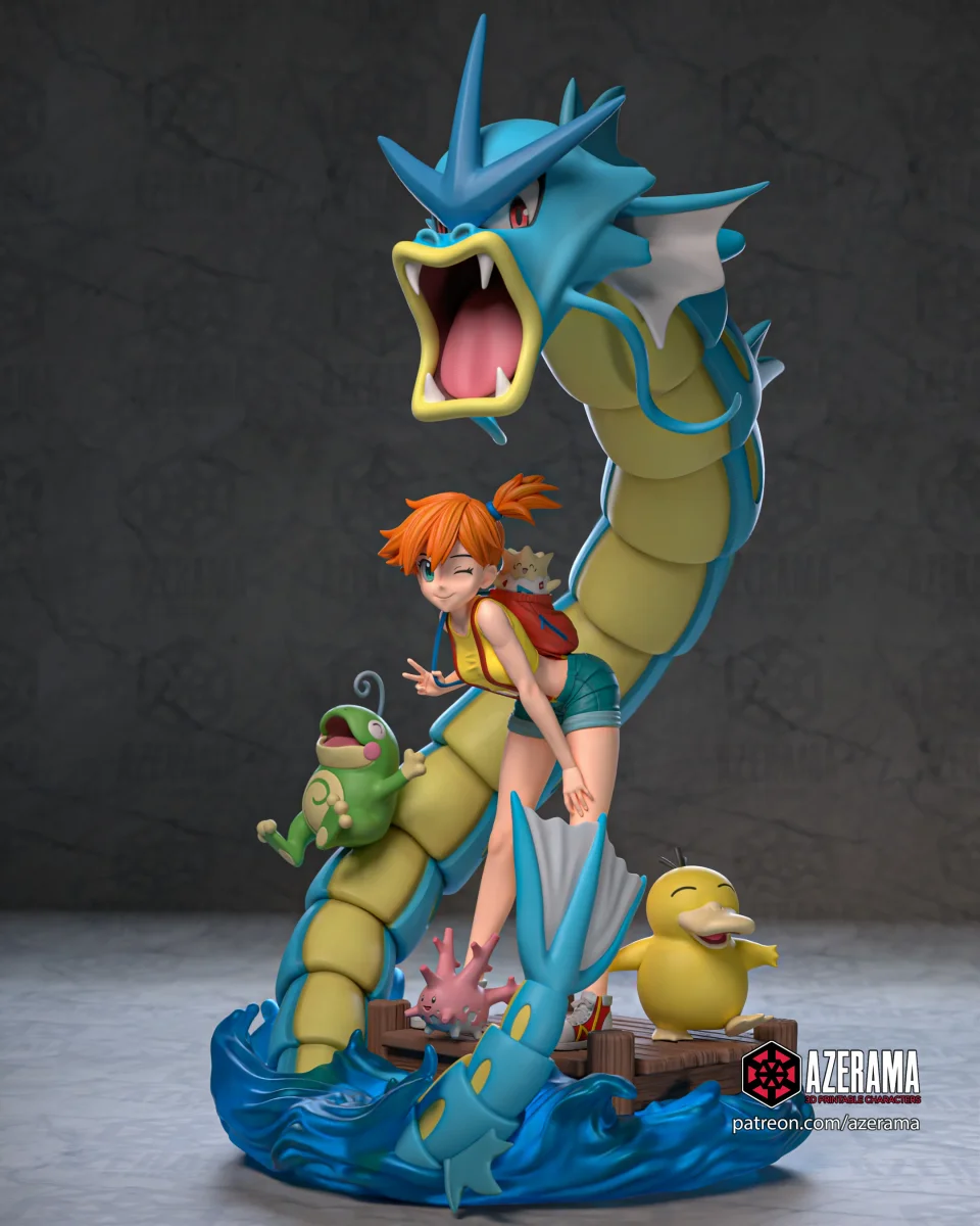Misty | Fan Art | 3D Printed Resin Model Garage Kit | *Un-Painted* | Azerama