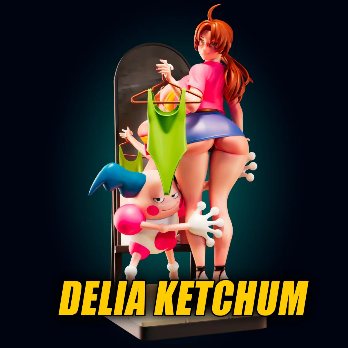 Delia | Fan Art | 3D Printed Resin Model Garage Kit | *Un-Painted* | Officer Rhu