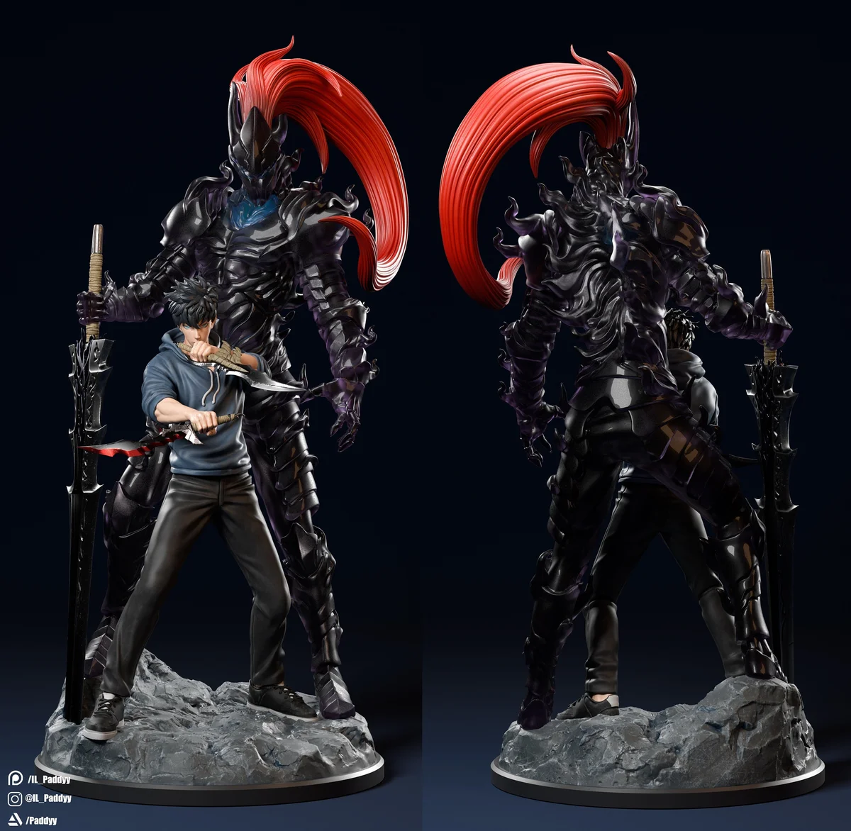 Soloist | Fan Art | 3D Printed Resin Model Garage Kit | *Un-Painted* | Il Paddyy