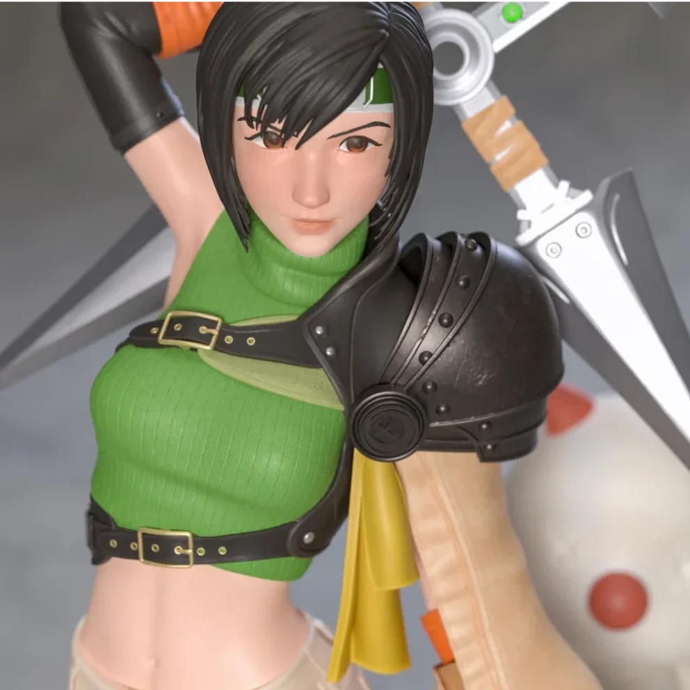 Yuffie | Fan Art | 3D Printed Resin Model Garage Kit | *Un-Painted* | Azerama