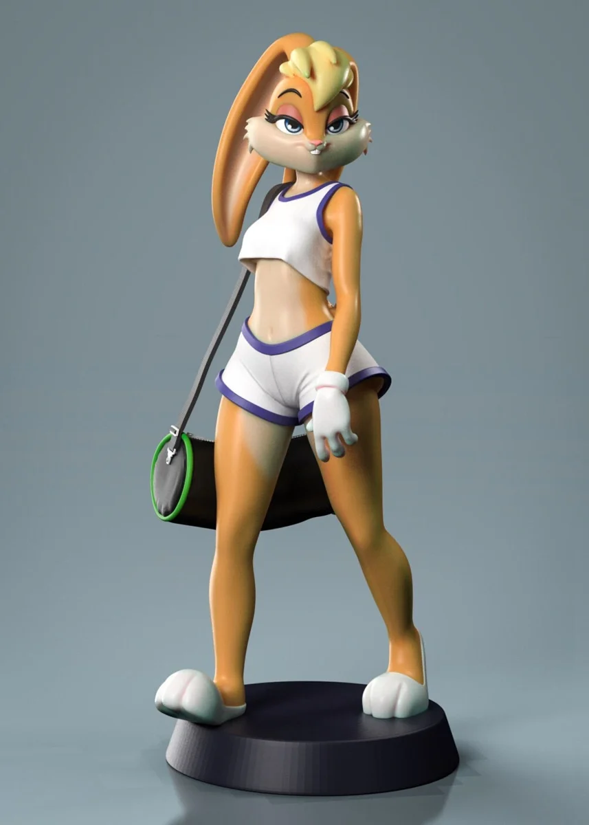 Gym Bunny | Fan Art | 3D Printed Resin Model Garage Kit | *Un-Painted* | AnyoneNSFW