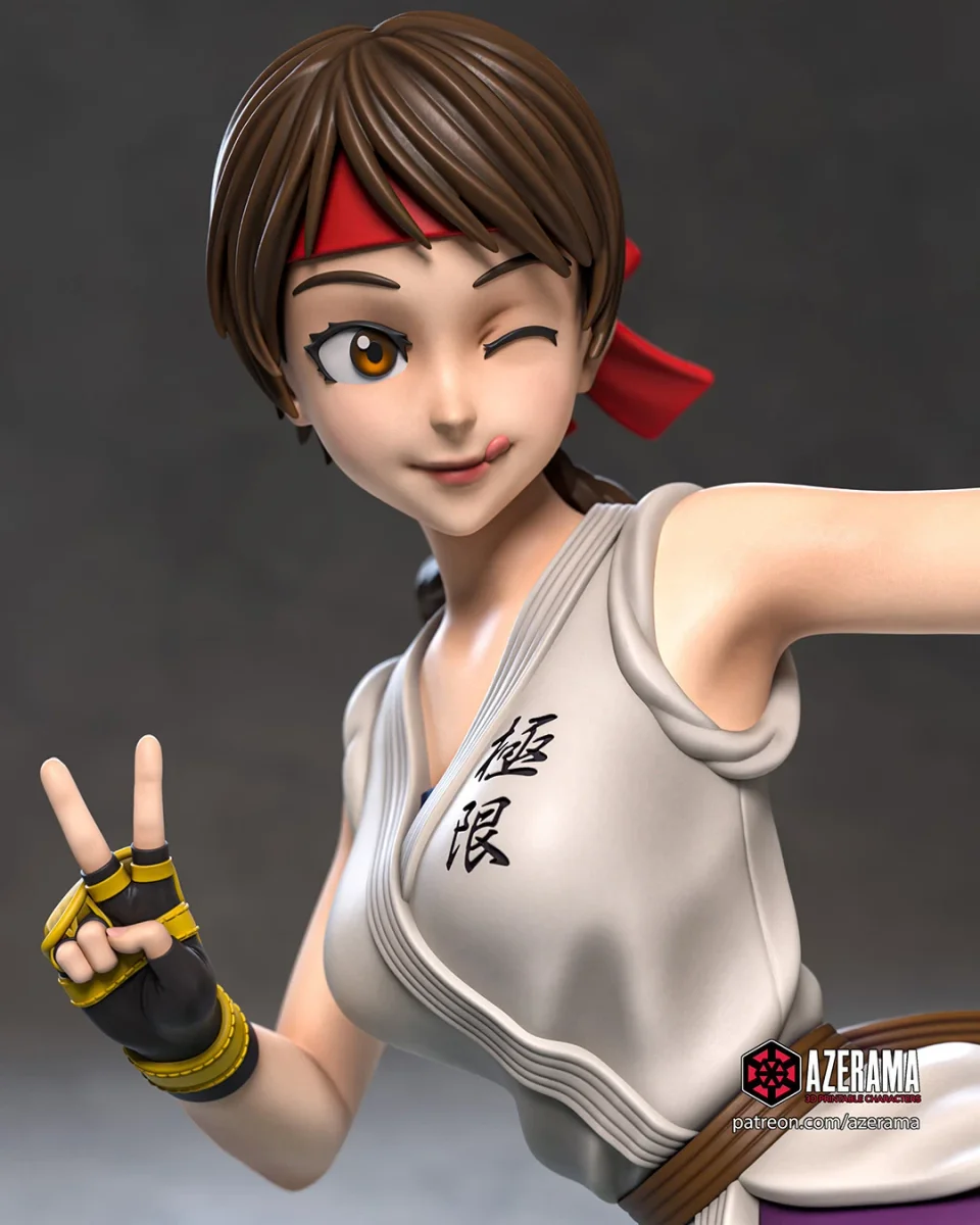 Yuri | Fan Art | 3D Printed Resin Model Garage Kit | *Un-Painted* | Azerama