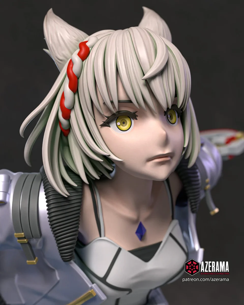 Mio | Fan Art | 3D Printed Resin Model Garage Kit | *Un-Painted* | Azerama