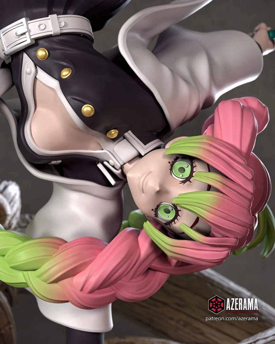 Mitsuri Kanroji | Fan Art | 3D Printed Resin Model Garage Kit | *Un-Painted* | Azerama