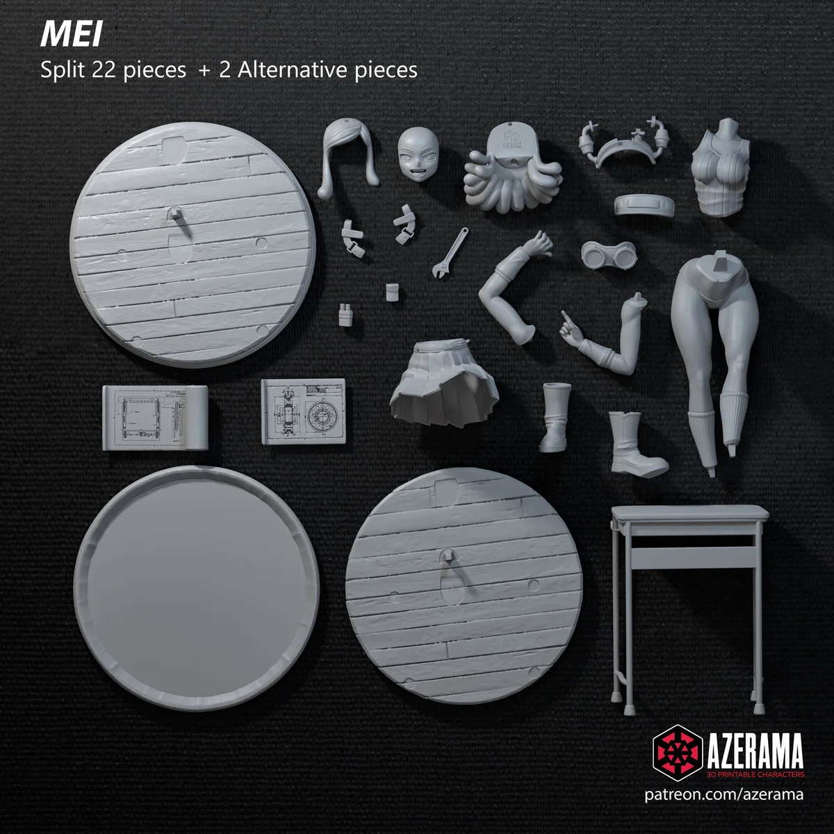 Expert Inventor | Fan Art | 3D Printed Resin Model Garage Kit | *Un-Painted* | Azerama 8