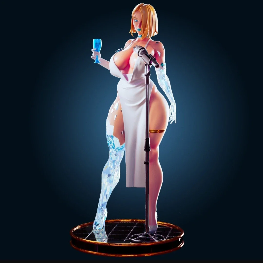 Emma Frost | Fan Art | 3D Printed Resin Model Garage Kit | *Un-Painted* | Officer Rhu