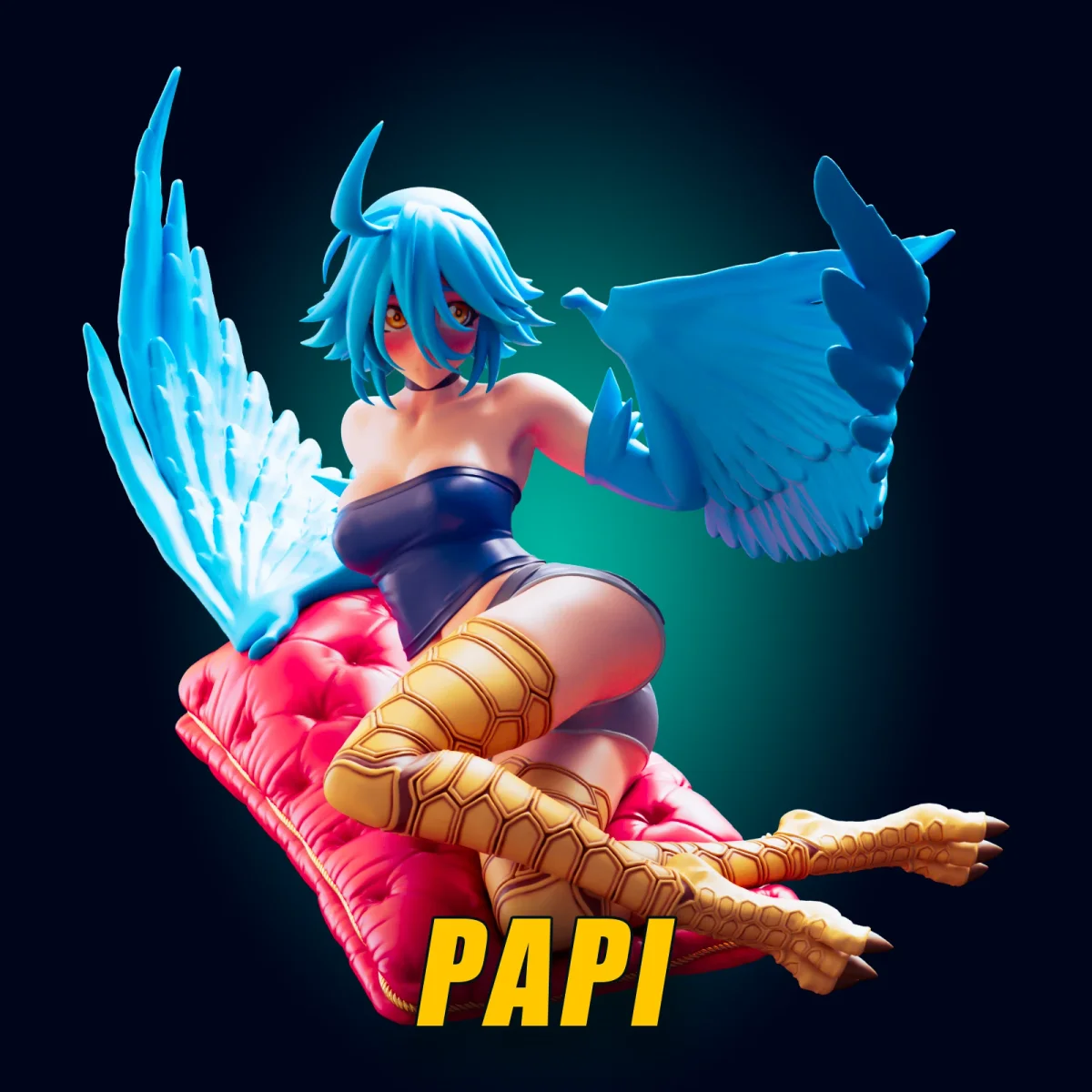 Papi | Fan Art | 3D Printed Resin Model Garage Kit | *Un-Painted* | Officer Rhu