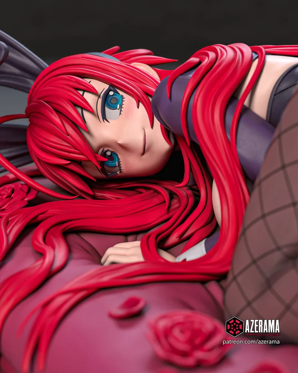Rias | Fan Art | 3D Printed Resin Model Garage Kit | *Un-Painted* | Azerama