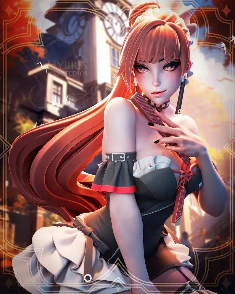 Noble Lady | Fan Art | 3D Printed Resin Model Garage Kit | *Un-Painted* | Hybris Studio