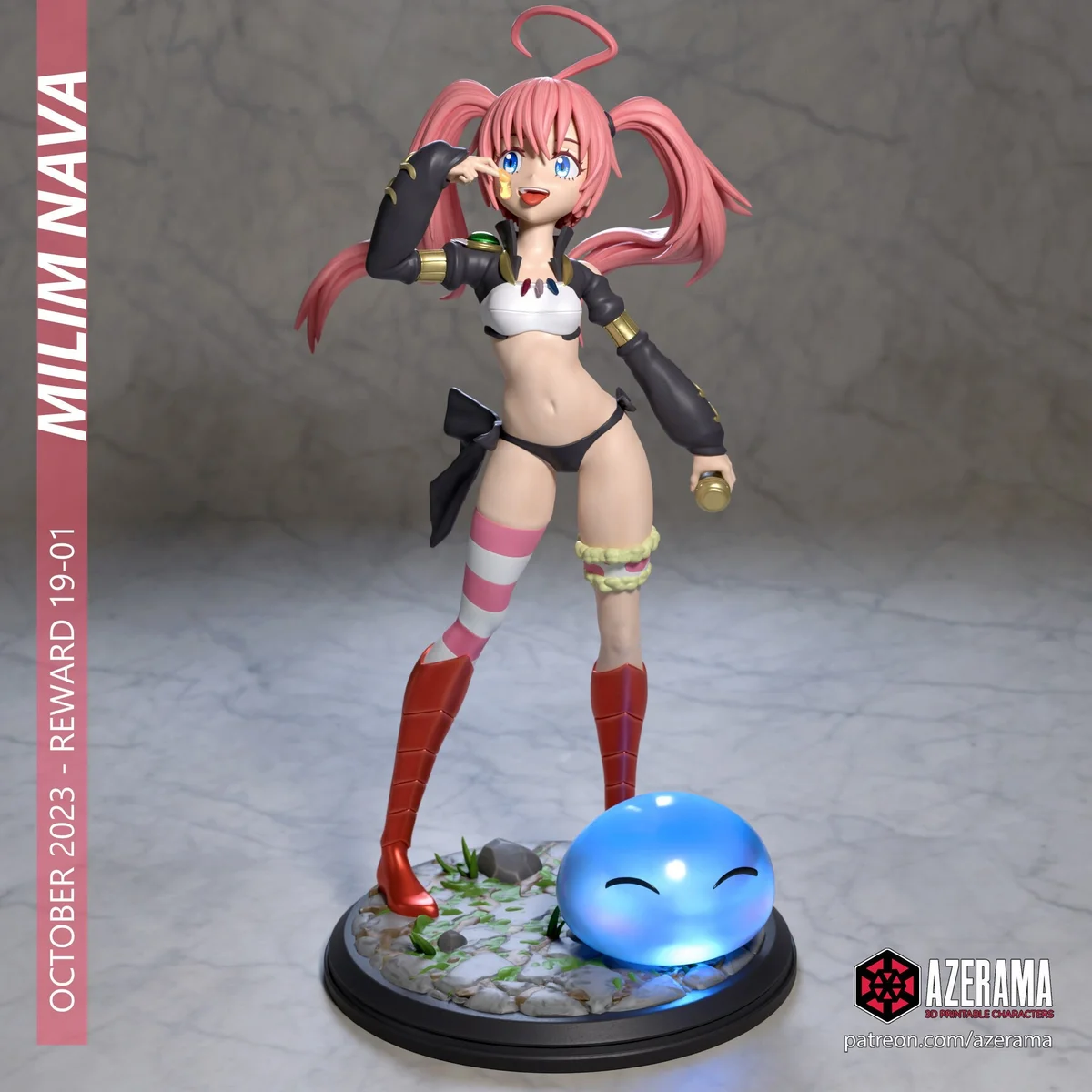 Milim | Fan Art | 3D Printed Resin Model Garage Kit | *Un-Painted* | Azerama