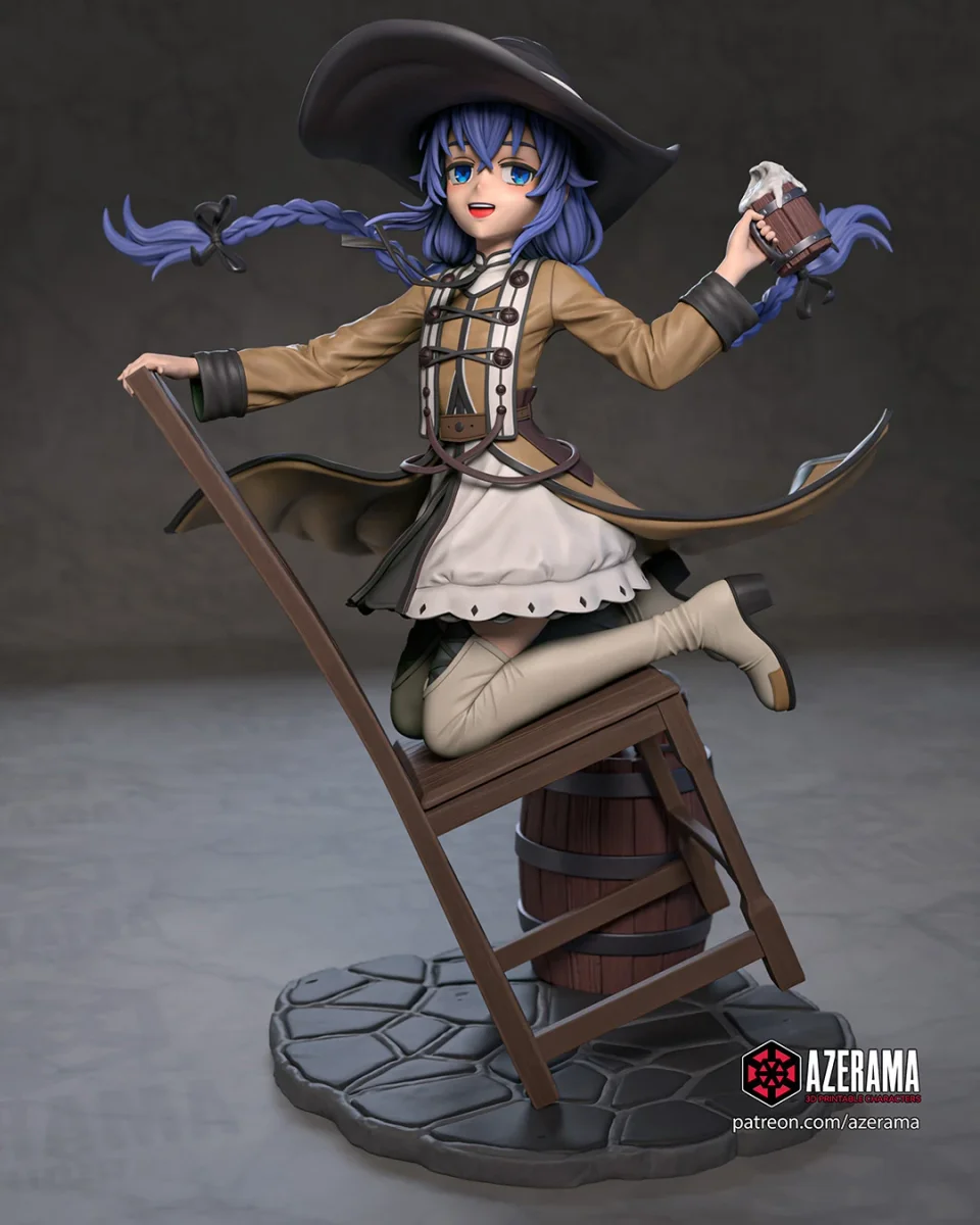 Roxy | Fan Art | 3D Printed Resin Model Garage Kit | *Un-Painted* | Azerama