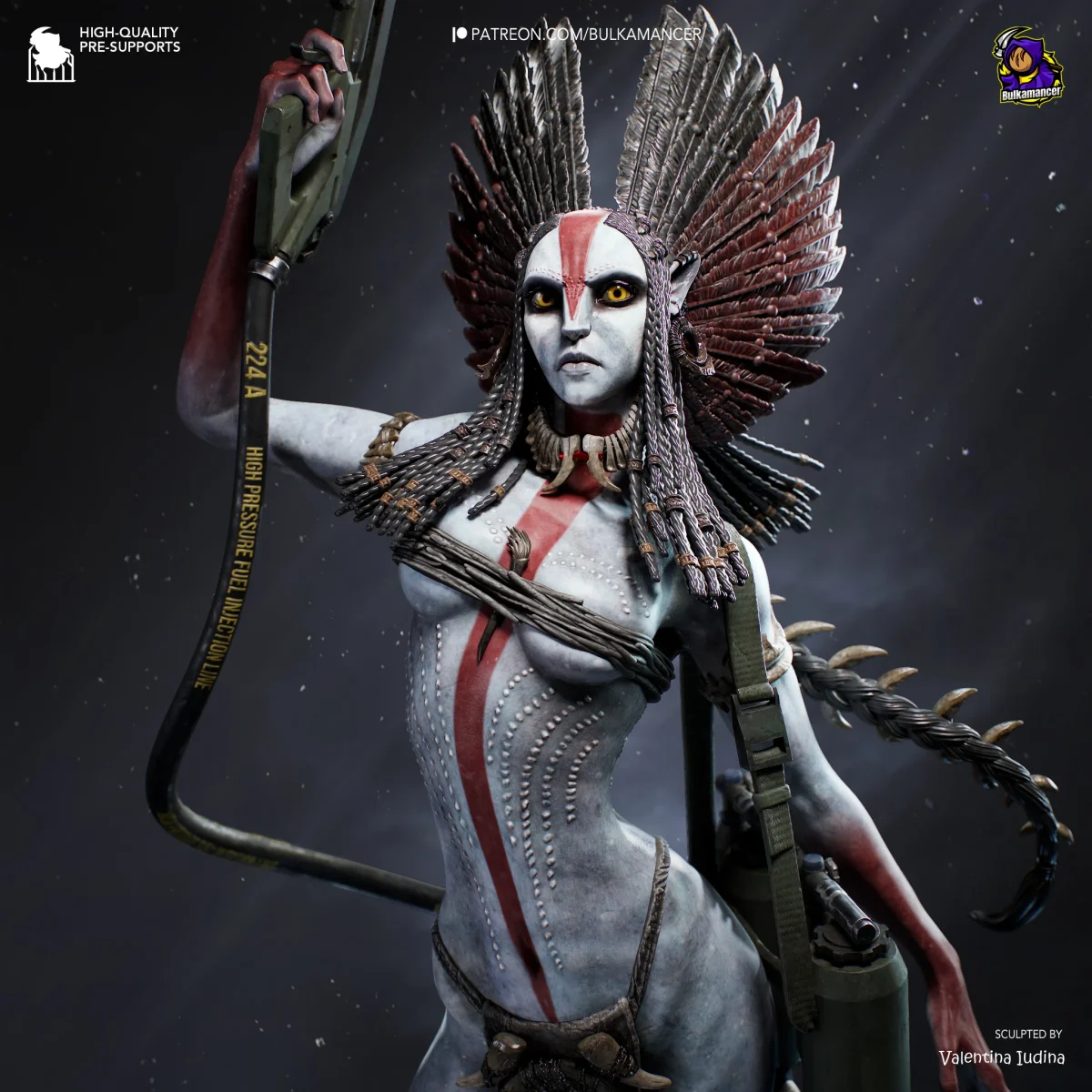 Varang | Fan Art | 3D Printed Resin Model Garage Kit | *Un-Painted* | Bulkamancer