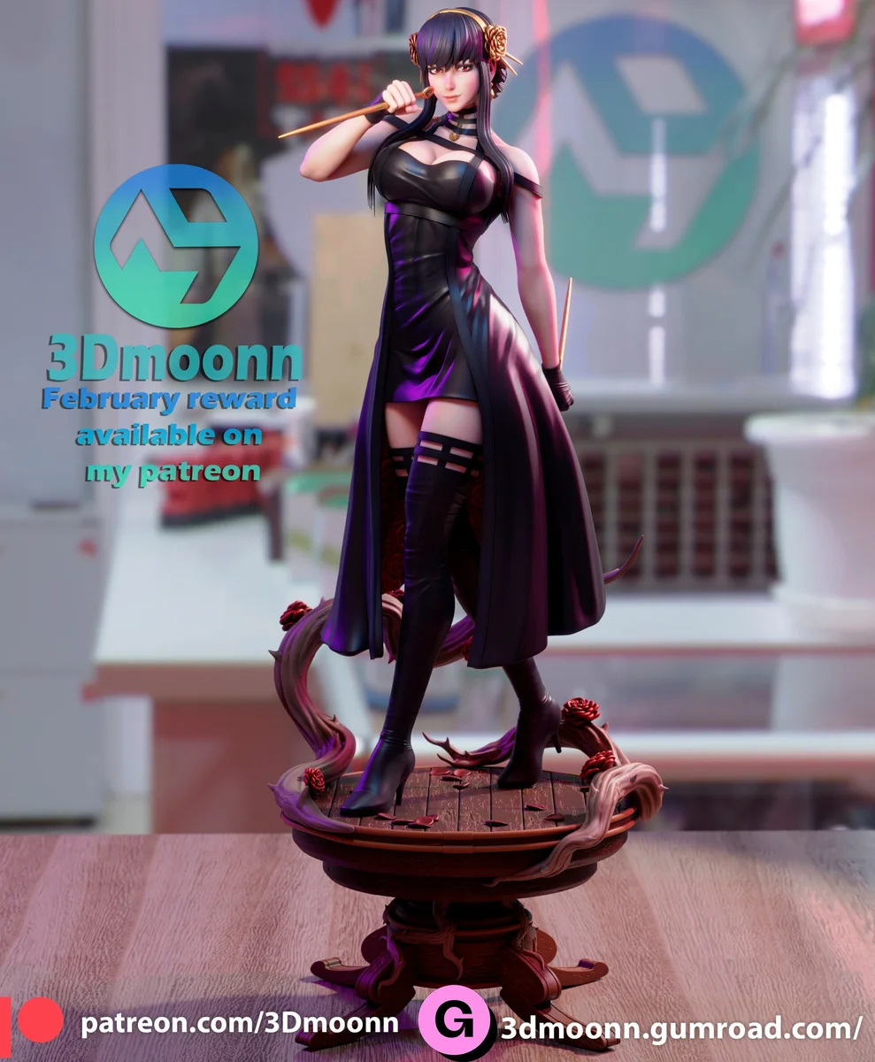 Assassin | Fan Art | 3D Printed Resin Model Garage Kit | *Un-Painted* | 3DMoon