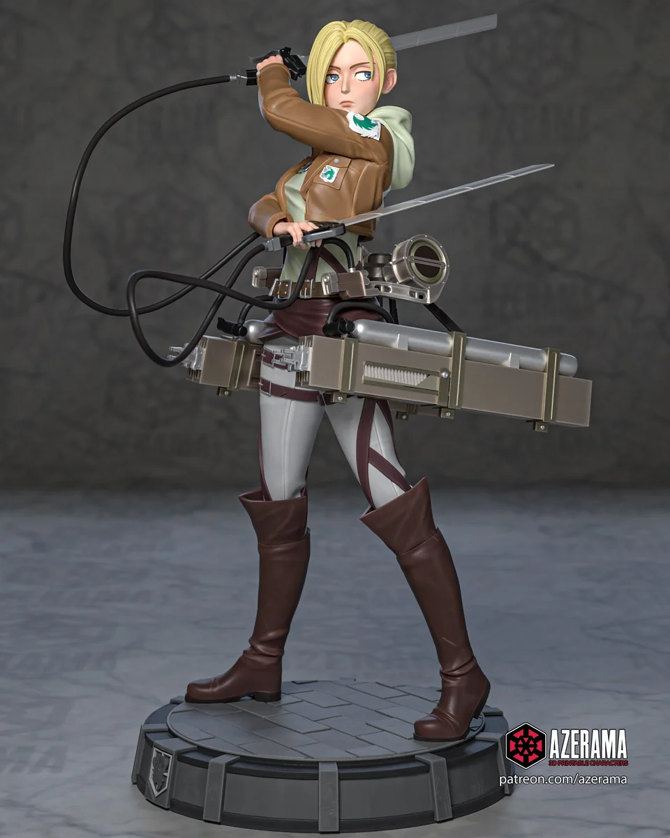 Annie | Fan Art | 3D Printed Resin Model Garage Kit | *Un-Painted* | Azerama