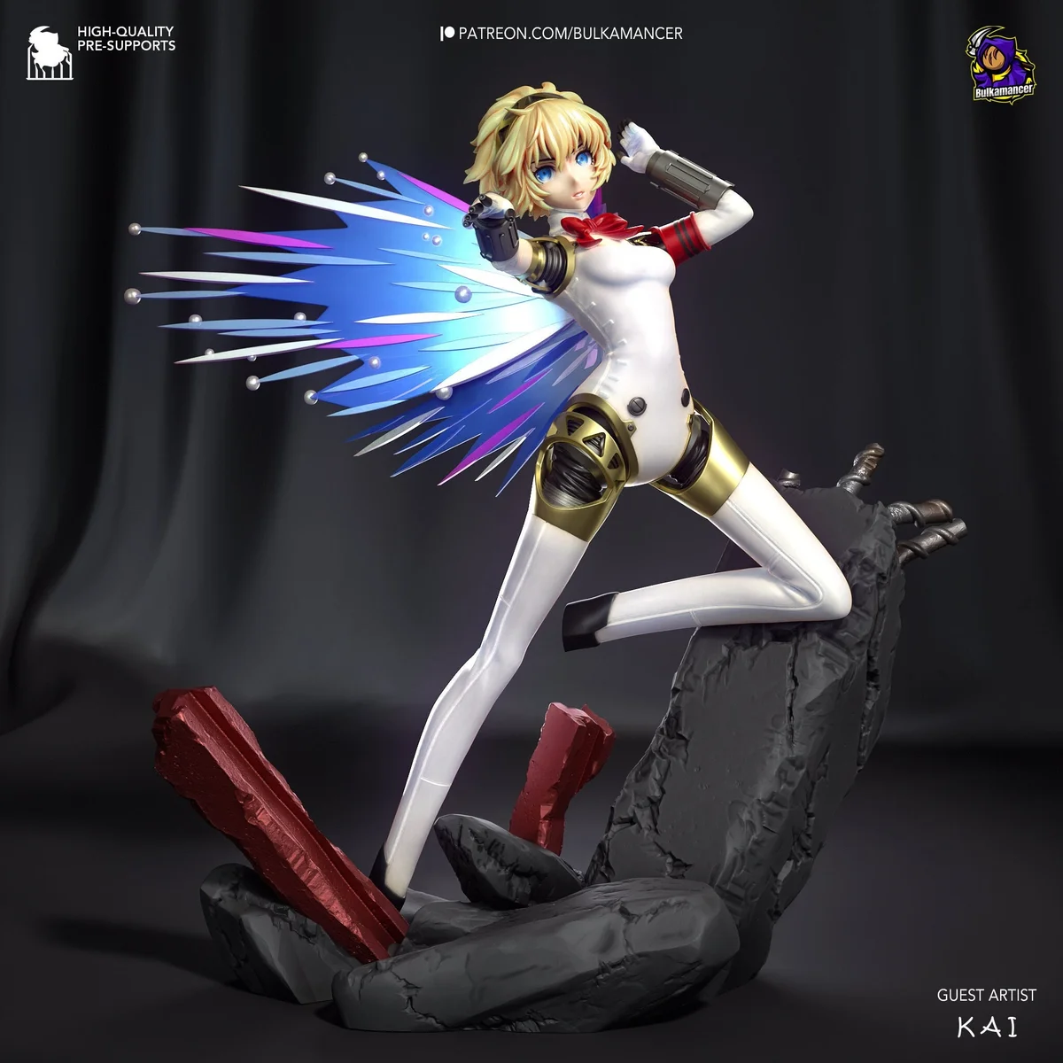 Anti-Shadow Android | Fan Art | 3D Printed Resin Model Garage Kit | *Un-Painted* | Bulkamancer