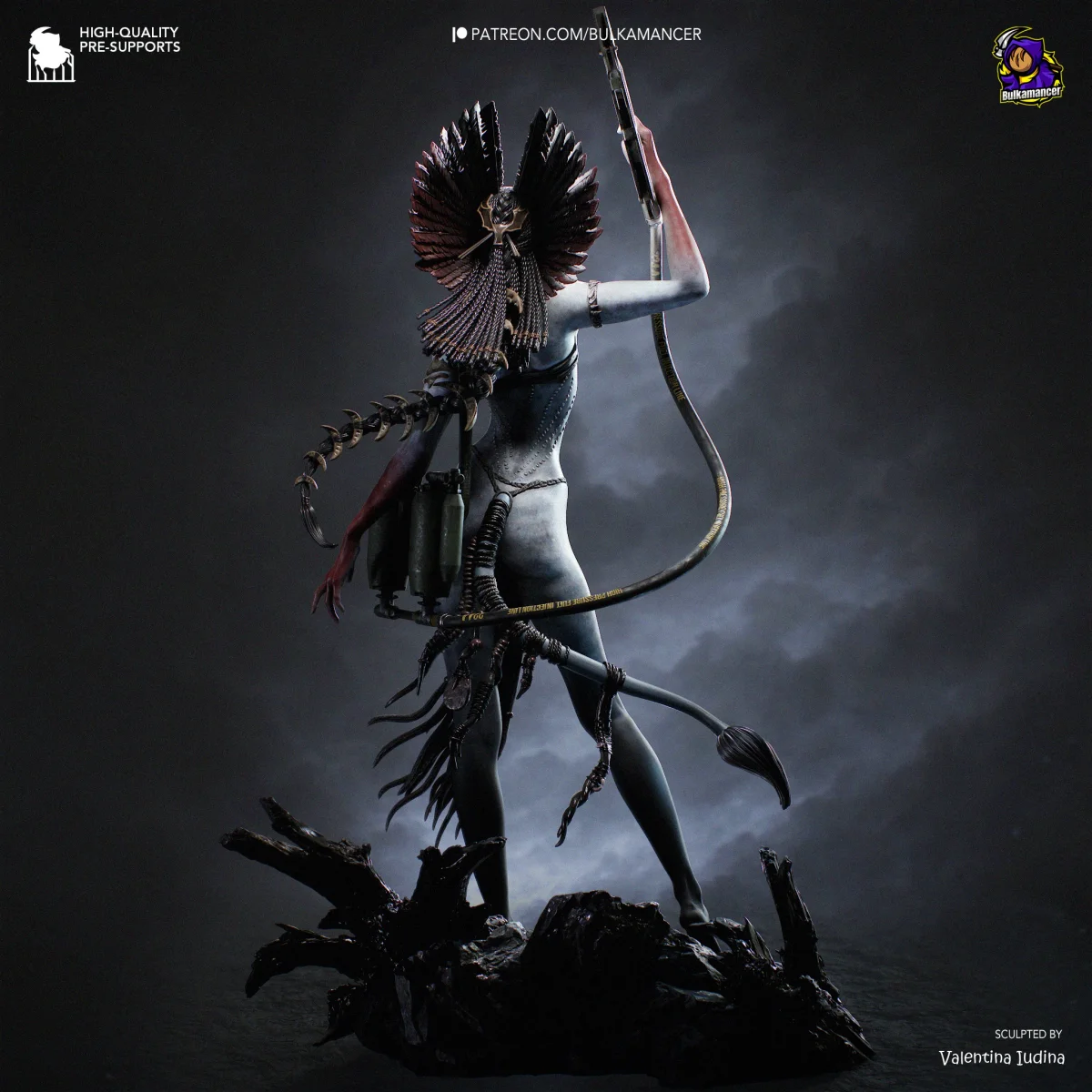 Varang | Fan Art | 3D Printed Resin Model Garage Kit | *Un-Painted* | Bulkamancer 3