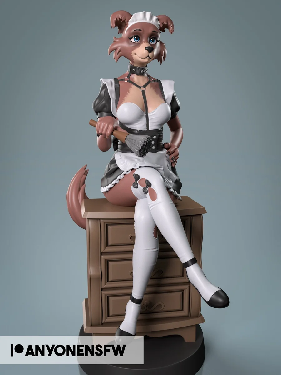 Juno Maid | Fan Art | 3D Printed Resin Model Garage Kit | *Un-Painted* | AnyoneNSFW
