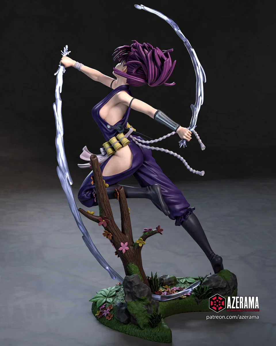 Yuzuhira | Fan Art | 3D Printed Resin Model Garage Kit | *Un-Painted* | Azerama 2