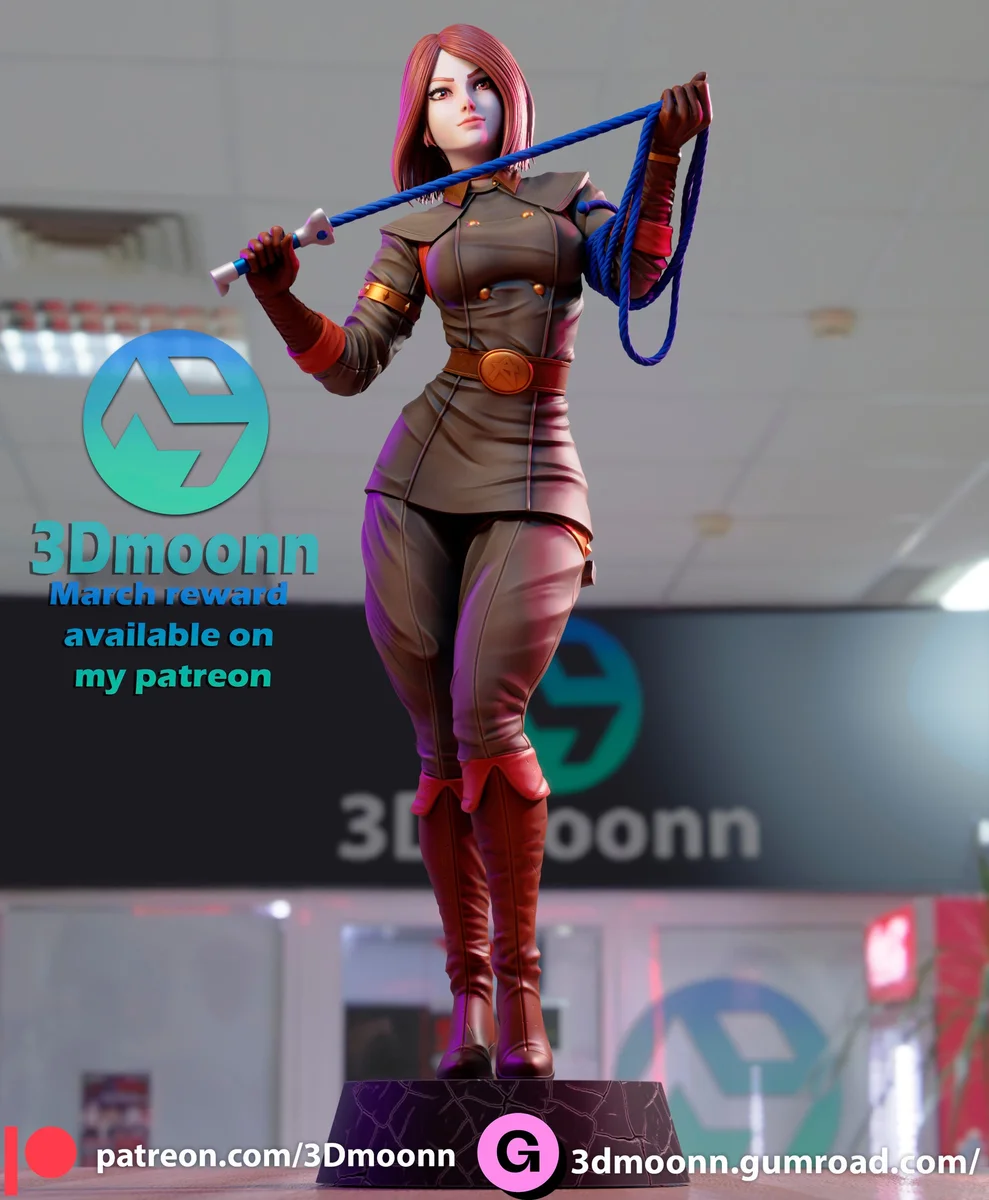 Whip | Fan Art | 3D Printed Resin Model Garage Kit | *Un-Painted* | 3DMoon