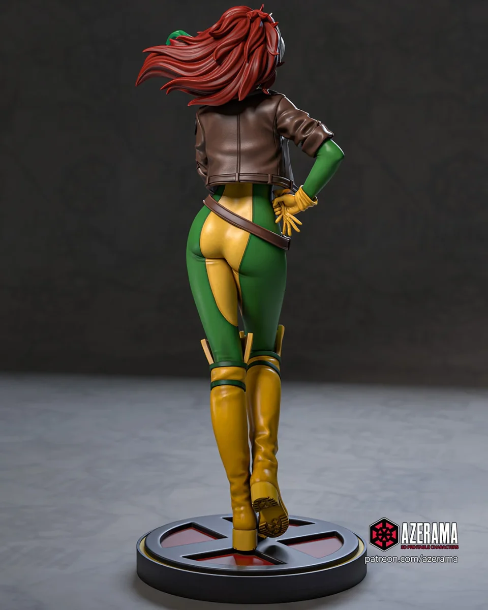 Rogue | Fan Art | 3D Printed Resin Model Garage Kit | *Un-Painted* | Azerama 3