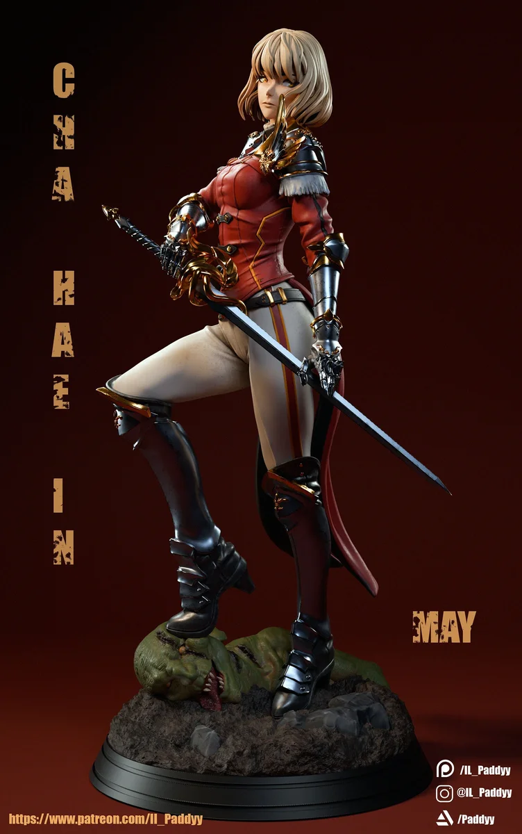 Cha Hae-In | Fan Art | 3D Printed Resin Model Garage Kit | *Un-Painted* | Il Paddyy