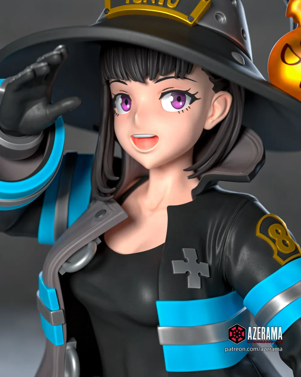 Maki | Fan Art | 3D Printed Resin Model Garage Kit | *Un-Painted* | Azerama
