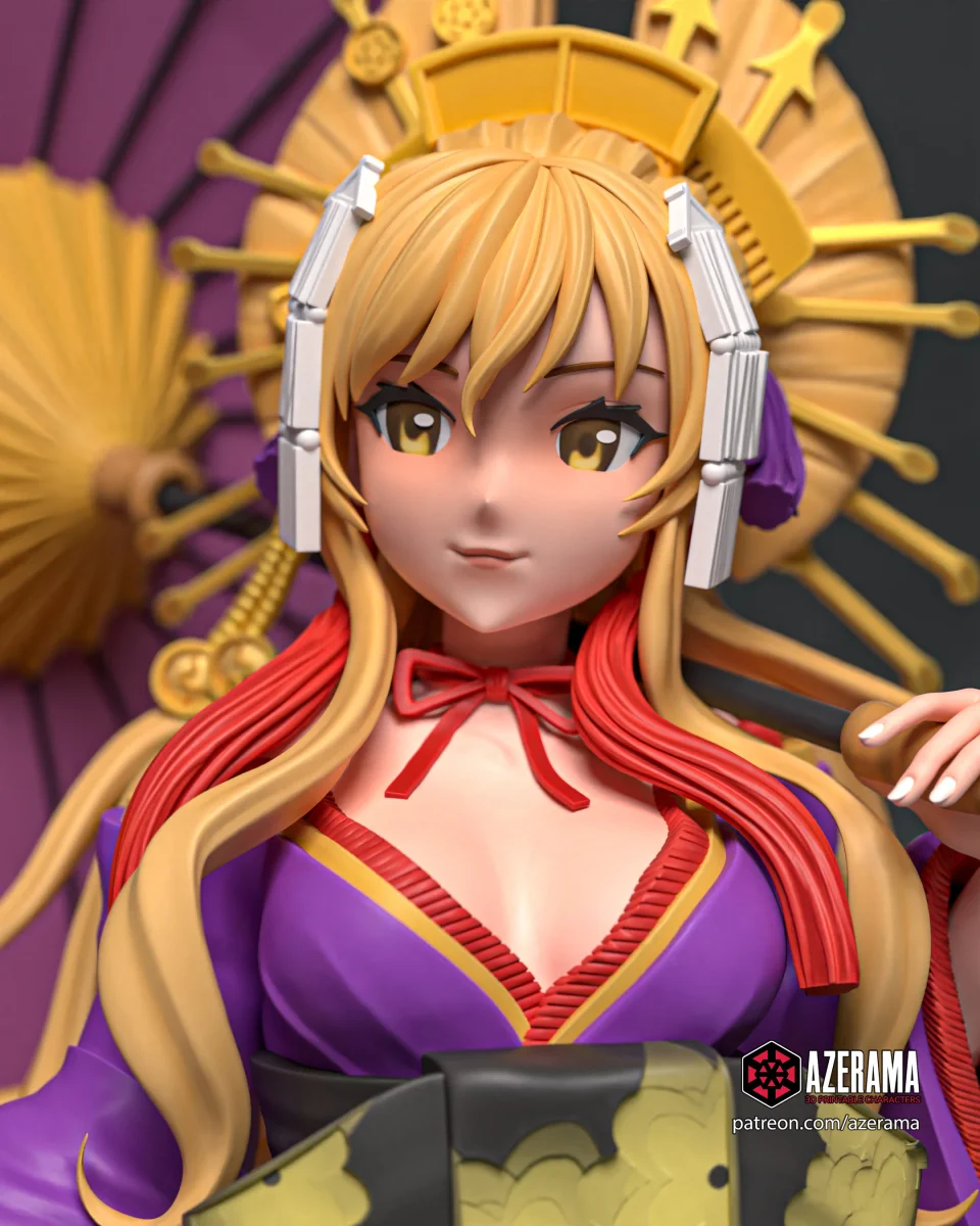 Yukari | Fan Art | 3D Printed Resin Model Garage Kit | *Un-Painted* | Azerama