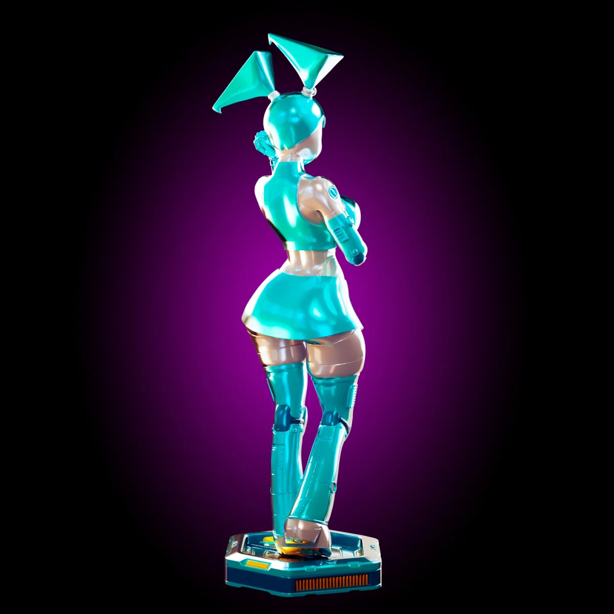 Jenny | Fan Art | 3D Printed Resin Model Garage Kit | *Un-Painted* | Officer Rhu 2