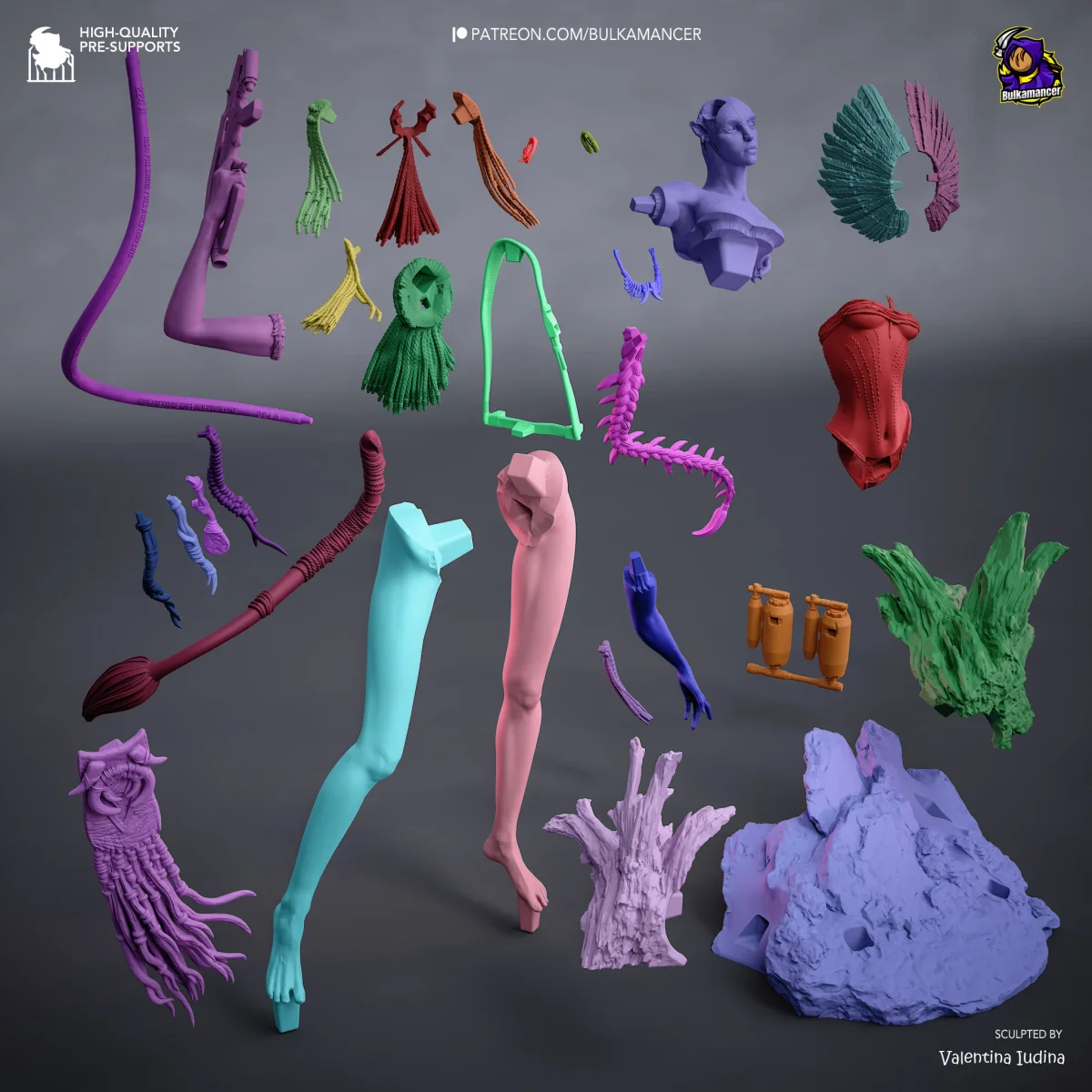 Varang | Fan Art | 3D Printed Resin Model Garage Kit | *Un-Painted* | Bulkamancer 5