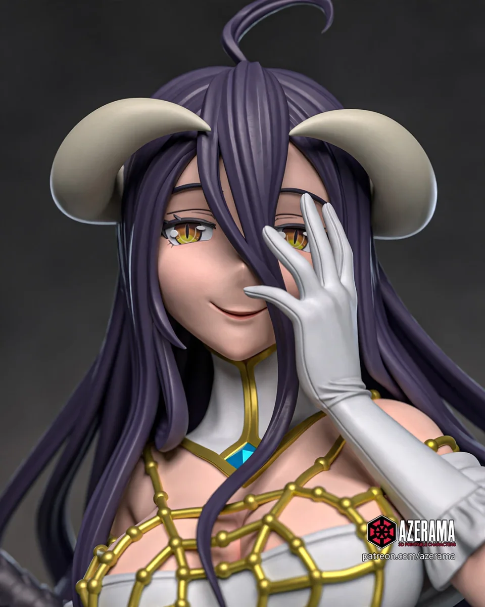 Albedo | Fan Art | 3D Printed Resin Model Garage Kit | *Un-Painted* | Azerama 4