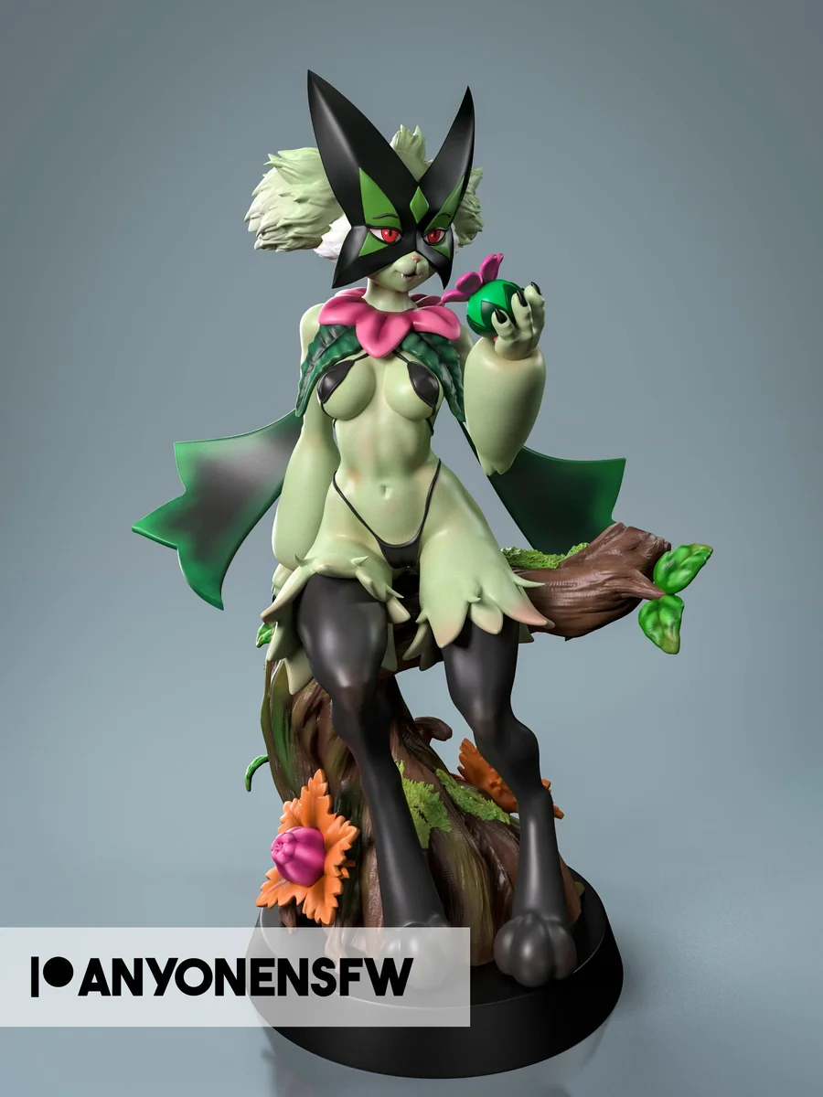 Meows | Fan Art | 3D Printed Resin Model Garage Kit | *Un-Painted* | AnyoneNSFW