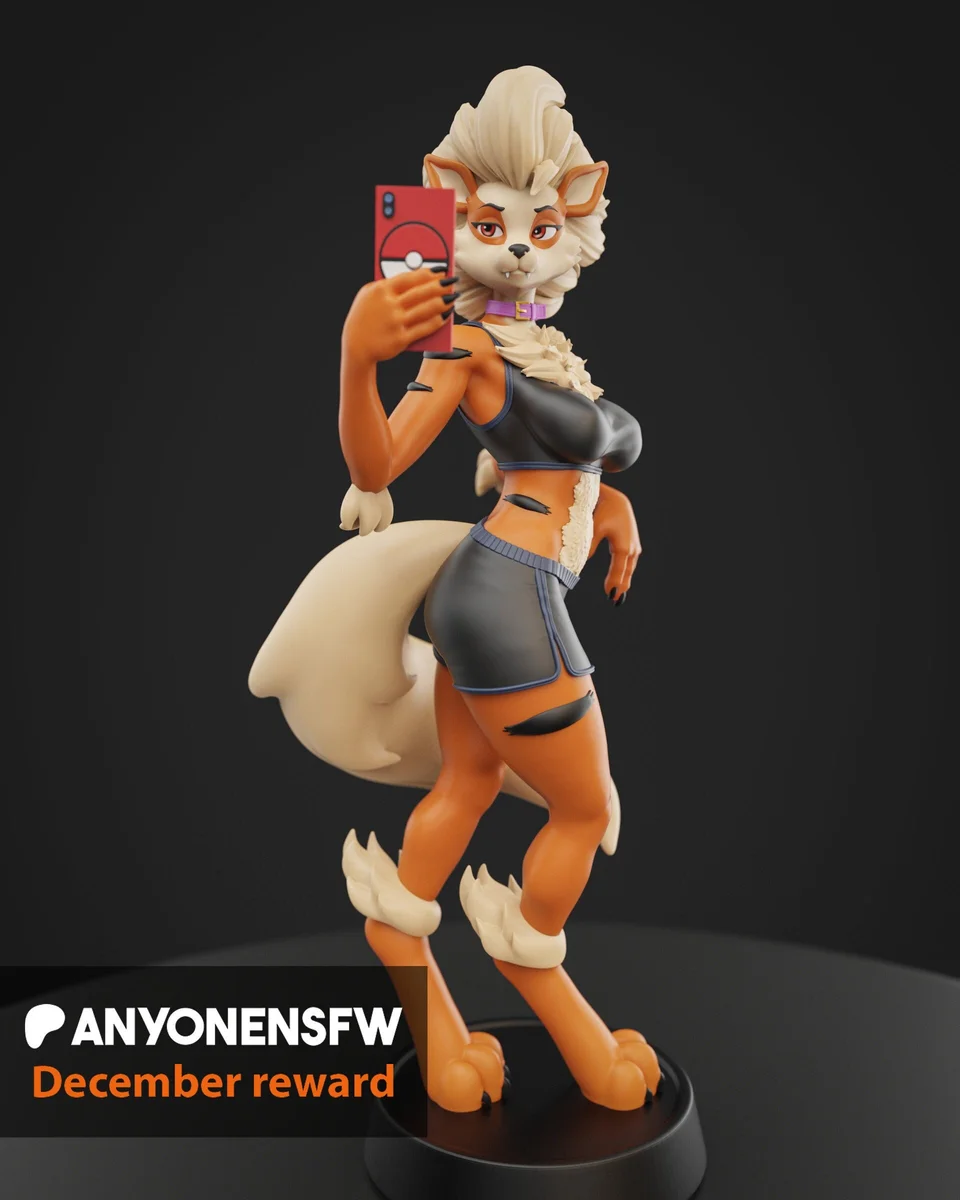 Arcanine | Fan Art | 3D Printed Resin Model Garage Kit | *Un-Painted* | AnyoneNSFW