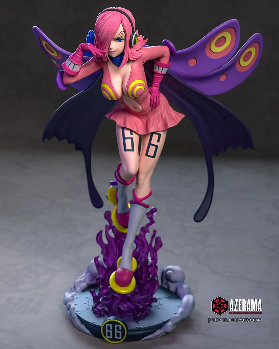 Reiju | Fan Art | 3D Printed Resin Model Garage Kit | *Un-Painted* | Azerama