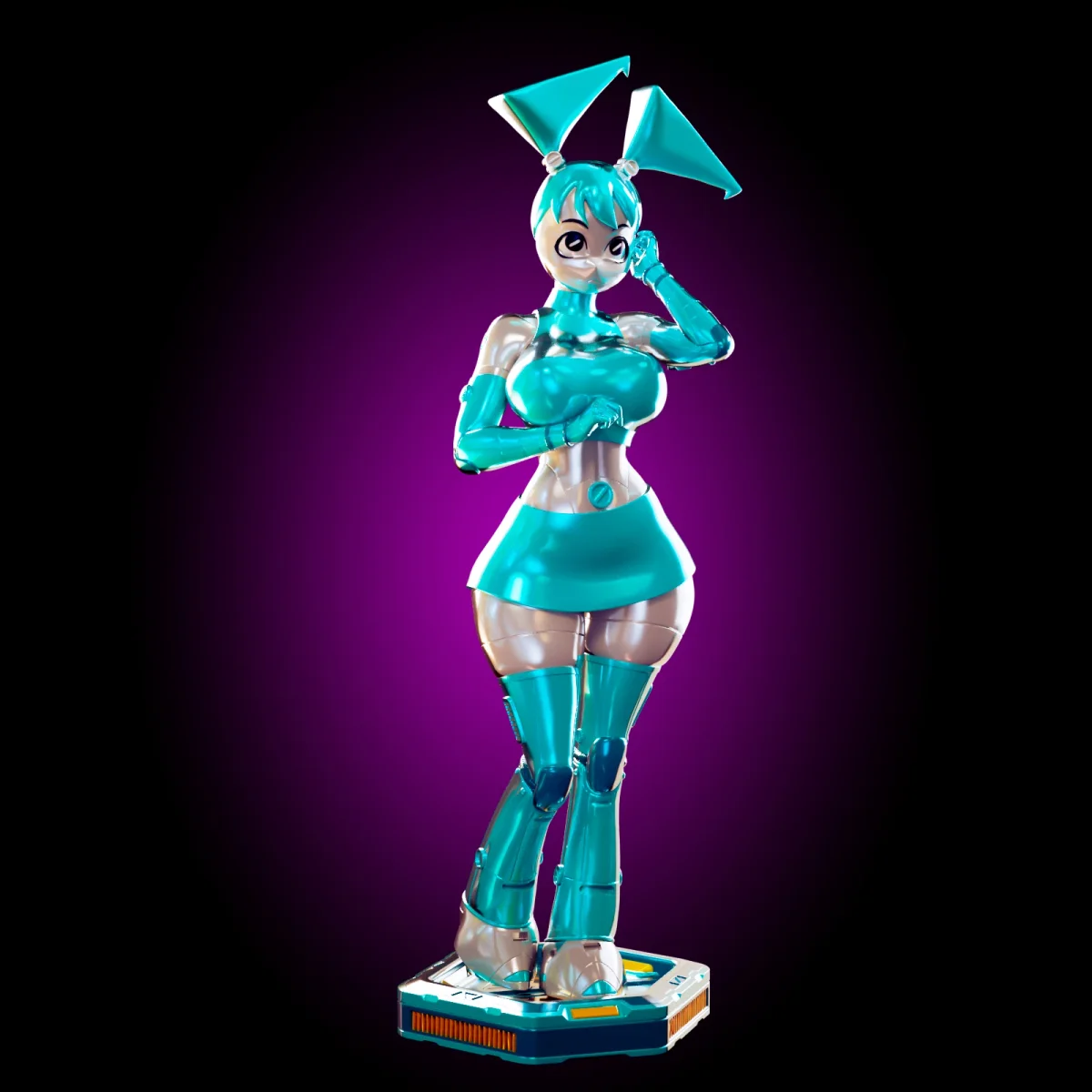 Jenny | Fan Art | 3D Printed Resin Model Garage Kit | *Un-Painted* | Officer Rhu