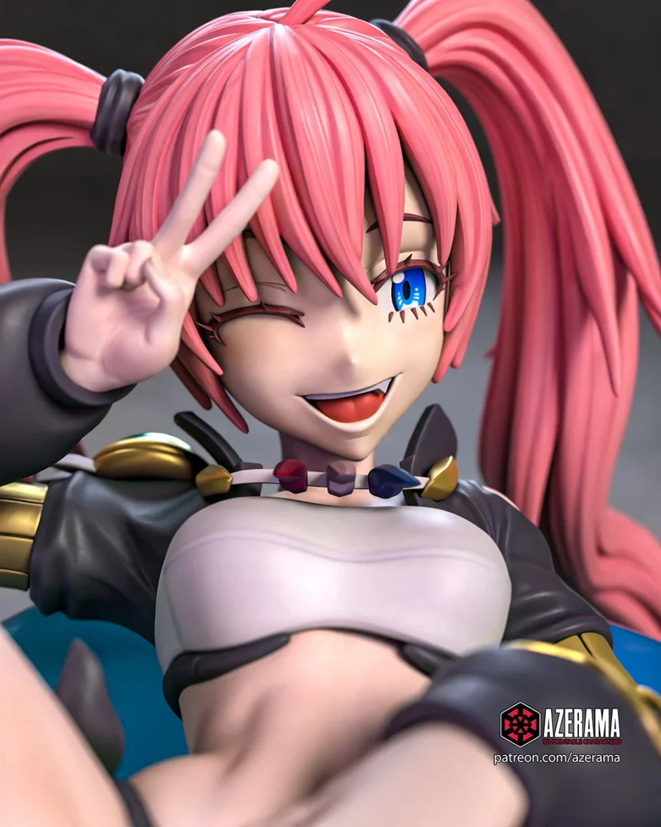 Milim Ex | Fan Art | 3D Printed Resin Model Garage Kit | *Un-Painted* | Azerama