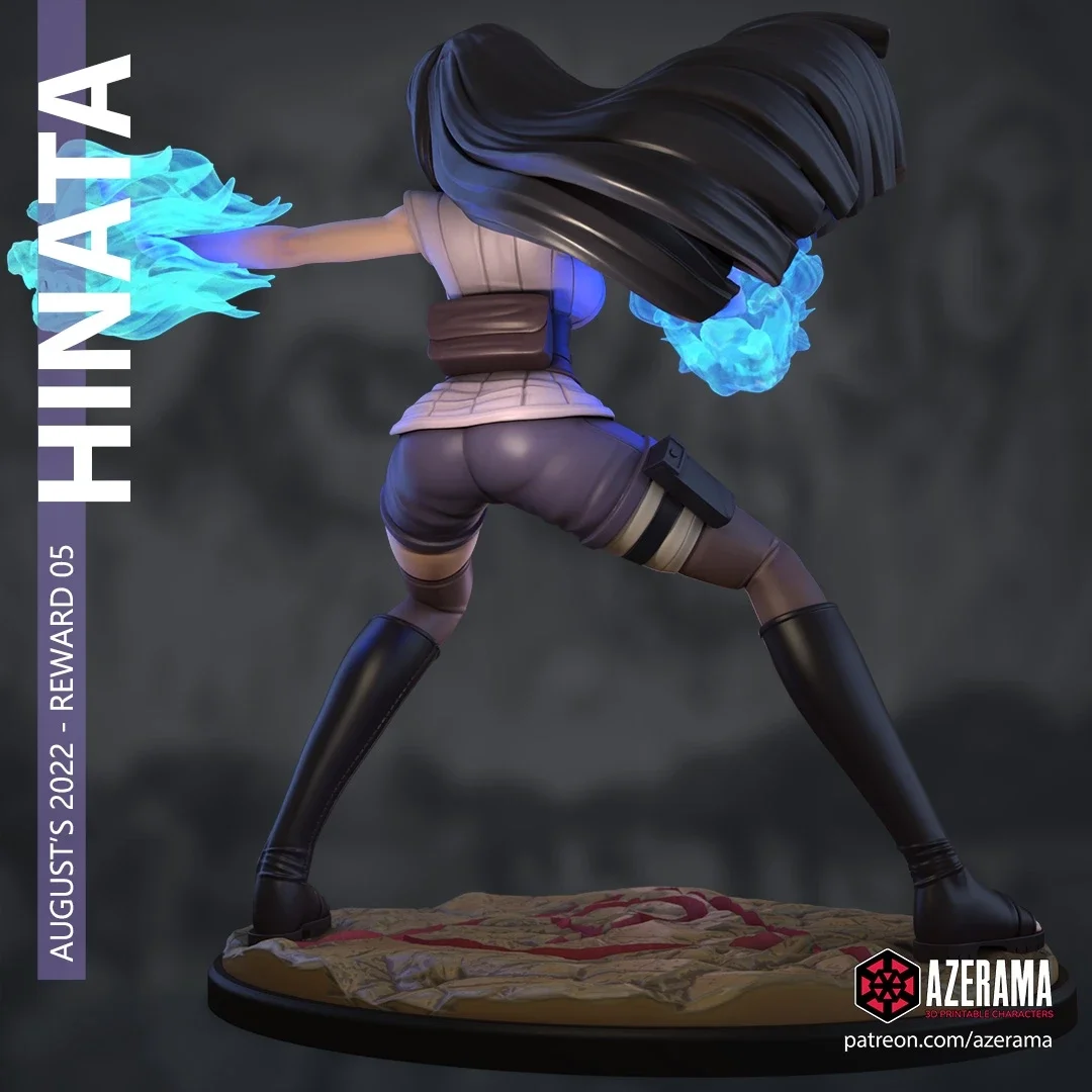 Hinata | Fan Art | 3D Printed Resin Model Garage Kit | *Un-Painted* | Azerama 3