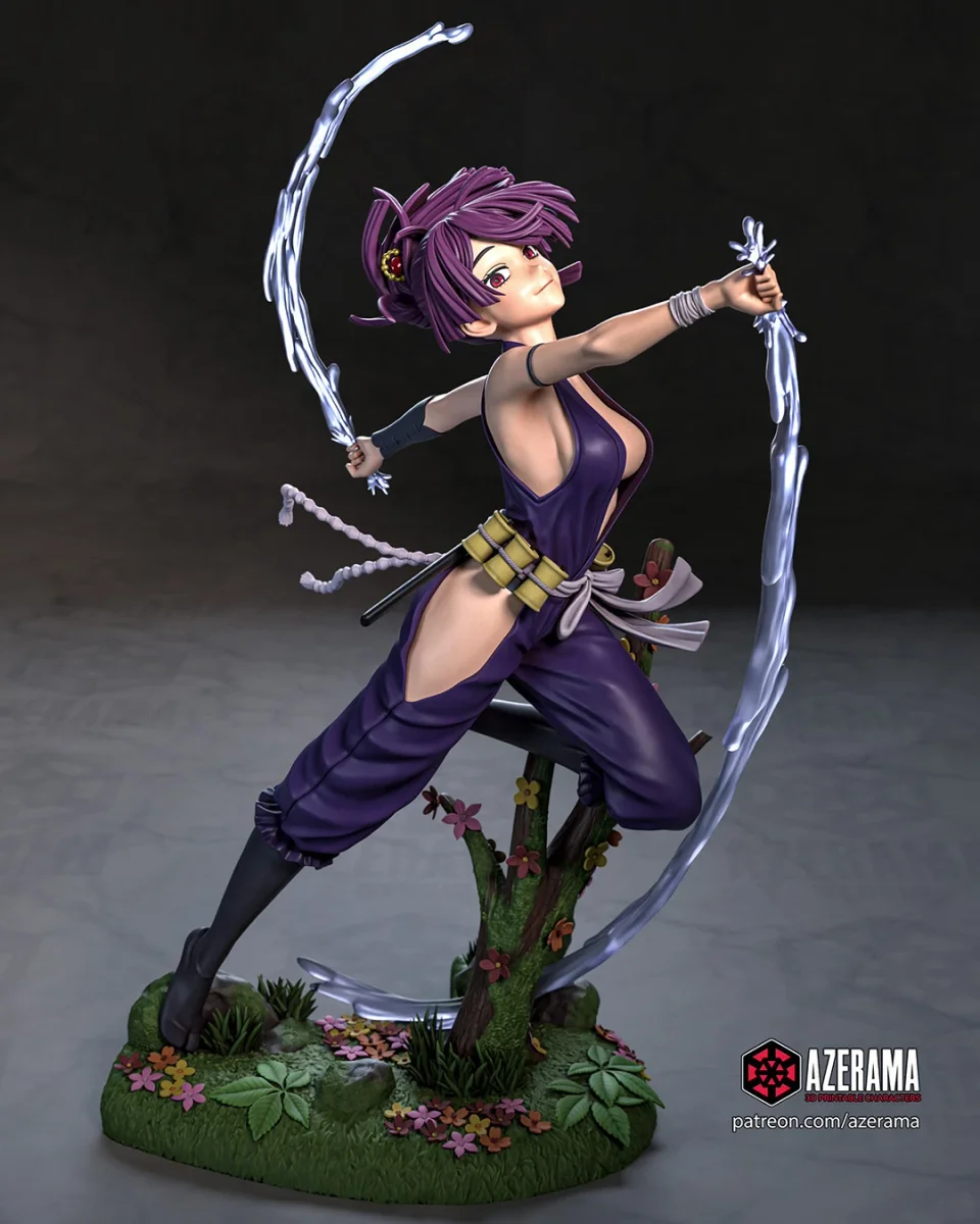 Yuzuhira | Fan Art | 3D Printed Resin Model Garage Kit | *Un-Painted* | Azerama