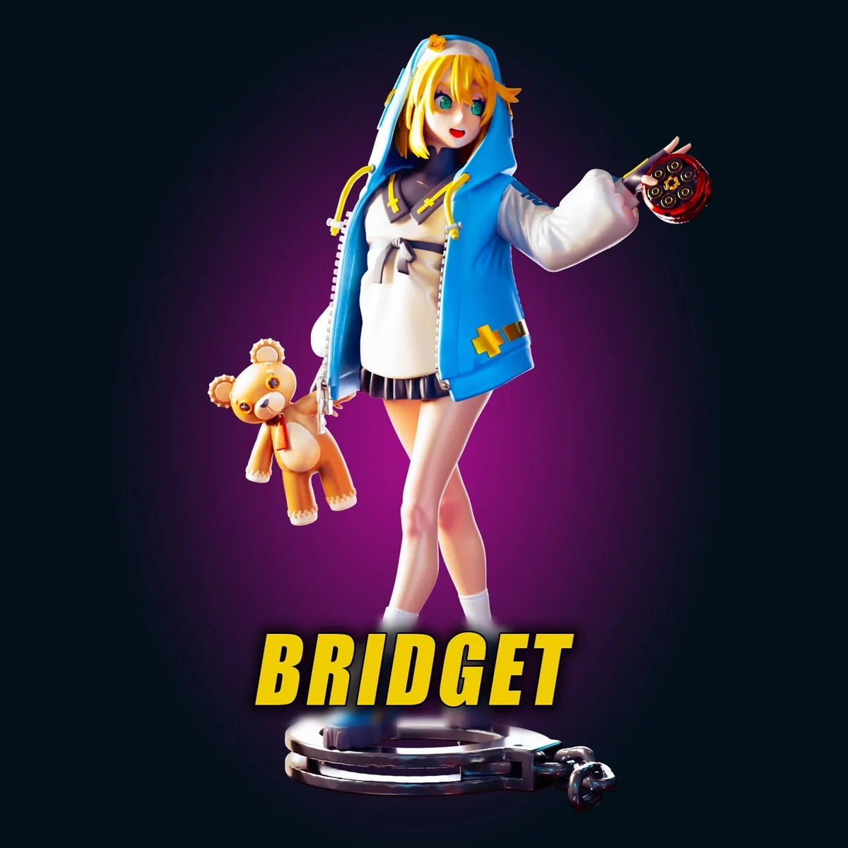 Bridget | Fan Art | 3D Printed Resin Model Garage Kit | *Un-Painted* | Officer Rhu