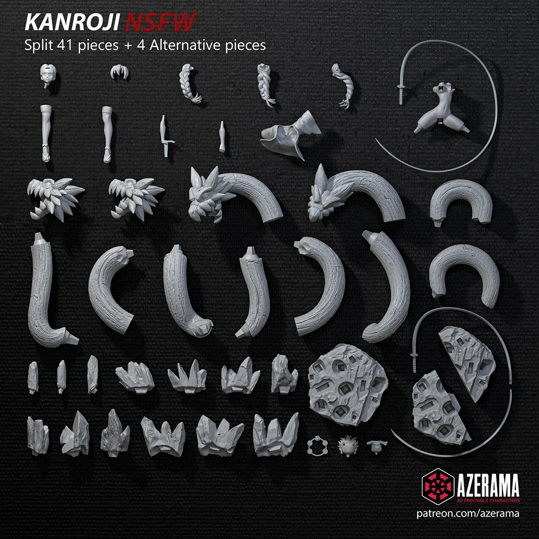 Mitsuri Kanroji | Fan Art | 3D Printed Resin Model Garage Kit | *Un-Painted* | Azerama 6