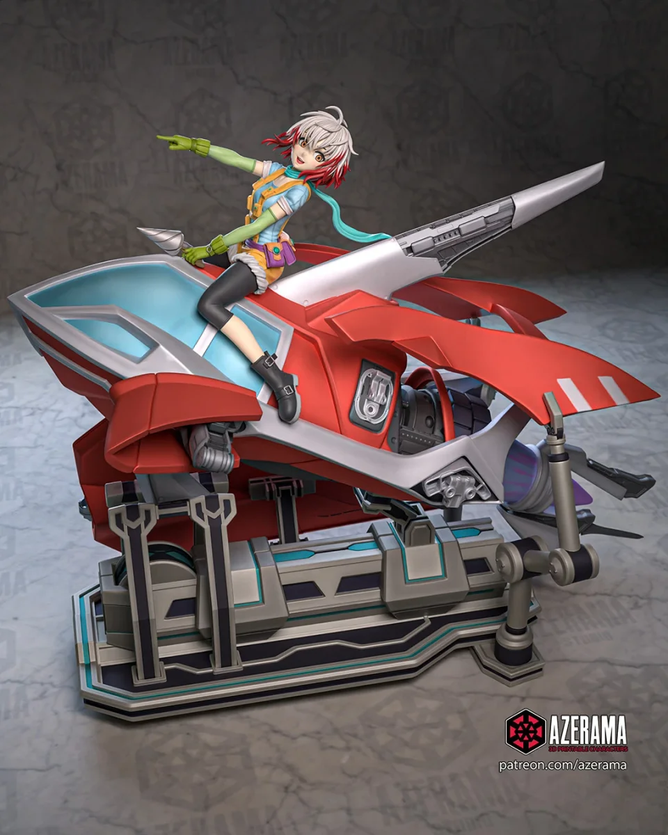 Pascal | Fan Art | 3D Printed Resin Model Garage Kit | *Un-Painted* | Azerama